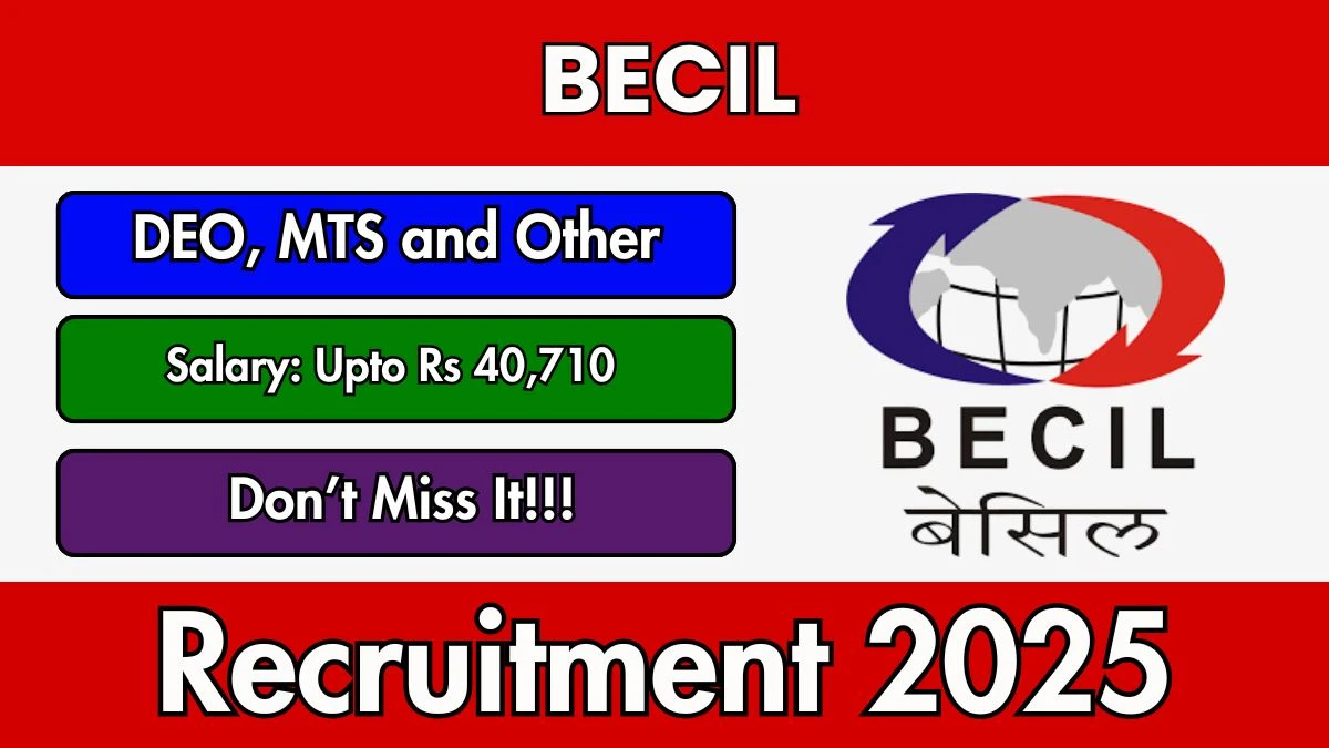 BECIL Recruitment 2025-26