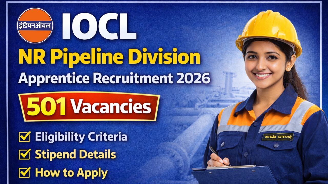 IOCL NR Pipeline Division Apprentice Recruitment 2025-26