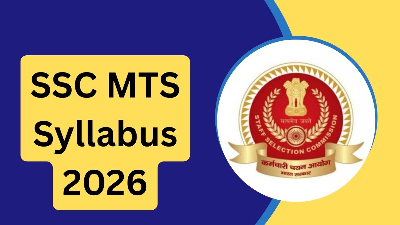 SSC MTS Syllabus 2026